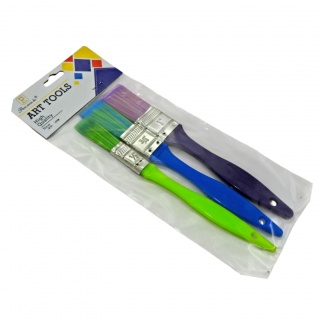 PĘDZLE 3szt, Pędzle, Plastyka