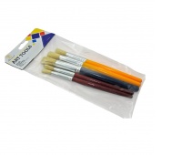 PĘDZLE 5szt, Pędzle, Plastyka