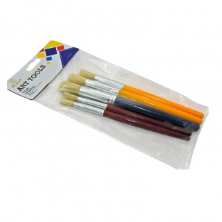 PĘDZLE 5szt, Pędzle, Plastyka