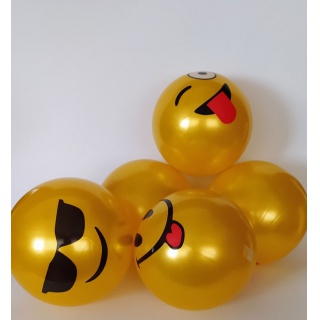 PIŁKA SMILING FACE 25cm /5szt/, Zabawki