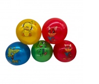 PIŁKA ZWIERZĘTA 25cm /5szt/, Sport i rekreacja, Zabawki