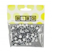 RUCHOME OCZY 7mm 150szt 0218, Ruchome oczka, Art. kreatywne