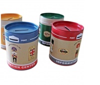 SKARBONKA METALOWA HC-08208, Skarbonki, Zabawki