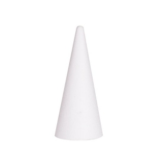 STOŻEK STYROPIANOWY 150mm 10szt, Styropian, akryl, Art. kreatywne