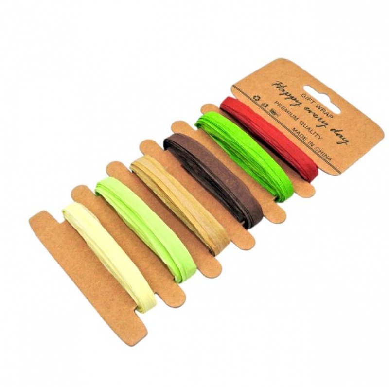 SZNUREK PAPIEROWY 6 KOLOR&Oacute;W 22-06, Sznurki, nici, rzemyki, Art. dekoracyjne i prezentowe