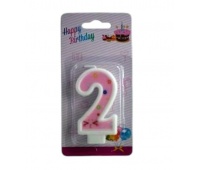 ŚWIECZKI CYFERKI "2", Świeczki, fontanny, Art. na okazje i przyjęcia