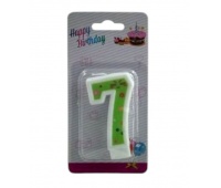 ŚWIECZKI CYFERKI "7", Świeczki, fontanny, Art. na okazje i przyjęcia