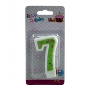 ŚWIECZKI CYFERKI "7", Świeczki, fontanny, Art. na okazje i przyjęcia