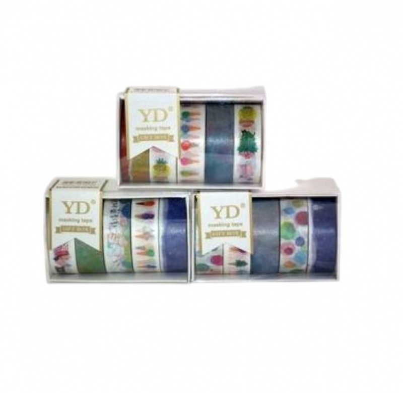 TAŚMA OZDOBNA 10m /5szt/ LP0604, Wstążki, tasiemki, Art. kreatywne