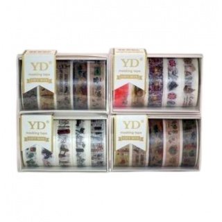 TAŚMA OZDOBNA 10m /5szt/ LP0605, Wstążki, tasiemki, Art. kreatywne