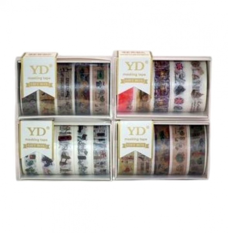 TAŚMA OZDOBNA 10m /5szt/ LP0605, Wstążki, tasiemki, Art. kreatywne