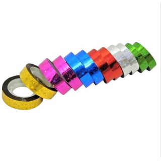 TAŚMA OZDOBNA SAMOP. 1,2cm/20m 12szt LB12-4, Wstążki, tasiemki, Art. kreatywne