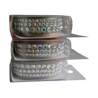 TAŚMA OZDOBNA SAMOP. AB STRASS 345 1,8/50 cm, Wstążki, tasiemki, Art. kreatywne