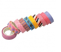 TAŚMA OZDOBNA SAMOP. PAPER 1,5cm/10m 10szt