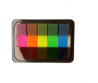 ZAKŁADKI INDEKSUJĄCE 1,2x4,5 PLASTIKOWE, Zakładki indeksujące, Galanteria papiernicza