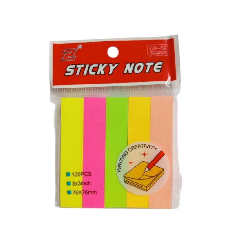 ZAKŁADKI INDEKSUJĄCE 76x15 5kolor&oacute;w, Zakładki indeksujące, Galanteria papiernicza