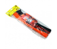 ZESTAW DRUCIKI, POMPONY, OCZKA ODCIENIE CZERWIENI, Druciki, Art. kreatywne