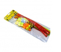 ZESTAW DRUCIKI, POMPONY, OCZKA ODCIENIE Ż&Oacute;ŁTEGO, Druciki, Art. kreatywne