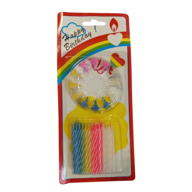 ŚWIECZKI URODZINOWE, Świeczki, fontanny, Art. na okazje i przyjęcia