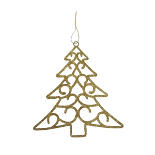 OZDOBA B.N. YLD31 ZAWIESZKA CHOINKA BROKAT, Boże Narodzenie, Art. świąteczne i okolicznościowe