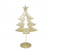 OZDOBA B.N. YLD35 CHOINKA STOJĄCA AŻUR. 22CM., Boże Narodzenie, Art. świąteczne i okolicznościowe