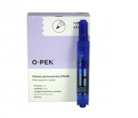 MARKER PERMAN. Z POMPKĄ OKRĄGŁY G924B NIEBIESKI, Markery, Artykuły do pisania i korygowania