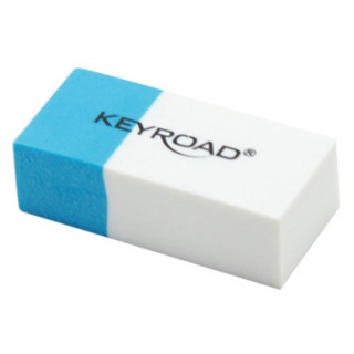 Gumka wielofunkcyjna KEYROAD Duo Eraser, pakowane na displayu, niebiesko-biała