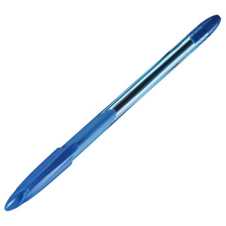 Długopis KEYROAD, 1,0mm, z miękkim uchwytem, pakowany na displayu, mix kolorów, Długopisy, Artykuły do pisania i korygowania