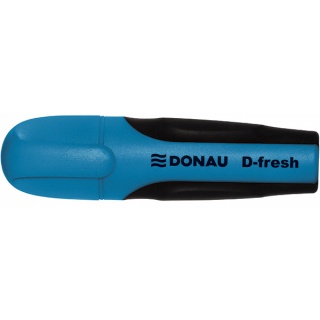 Zakreślacz fluorescencyjny DONAU D-Fresh, 2-5mm(linia), niebieski, Textmarkery, Artykuły do pisania i korygowania