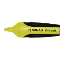 Zakreślacz fluorescencyjny DONAU D-Fresh, 2-5mm(linia), ż&oacute;łty, Textmarkery, Artykuły do pisania i korygowania
