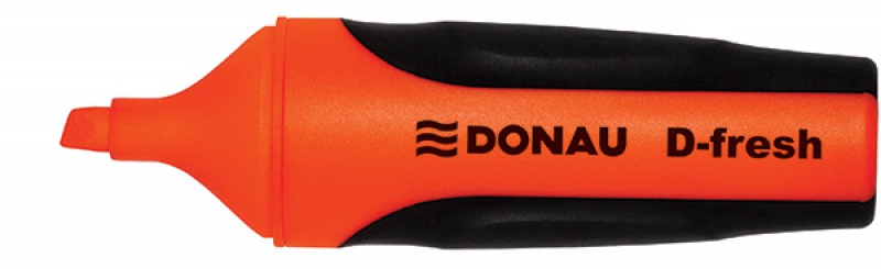 Zakreślacz fluorescencyjny DONAU D-Fresh, 2-5mm(linia), pomarańczowy, Textmarkery, Artykuły do pisania i korygowania