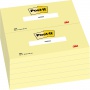 Post-it® Super Sticky Notes Canary Yellow™, 12 Pads, 76 mm x 127 mm