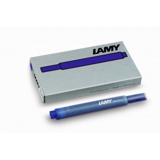 Naboje atramentowe (5 sztuk) Lamy T10 niebieski, Pióra, Artykuły do pisania i korygowania