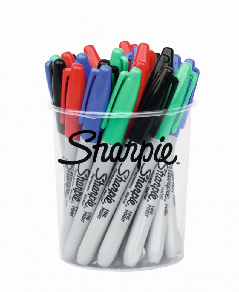 Marker perm. Sharpie Fine mix standard kolorów, Markery, Artykuły do pisania i korygowania