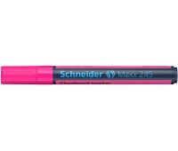 Marker do szklanych tablic SCHNEIDER Maxx 245, 2-3mm, różowy, Markery, Artykuły do pisania i korygowania