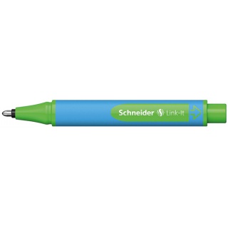 Długopis SCHNEIDER Link-It Slider, XB, czarny, Długopisy, Artykuły do pisania i korygowania