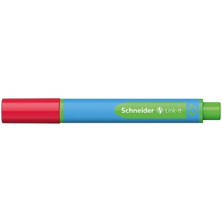 Długopis SCHNEIDER Link-It Slider, XB, czerwony, Długopisy, Artykuły do pisania i korygowania