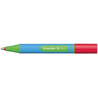 Długopis SCHNEIDER Link-It Slider, XB, czerwony, Długopisy, Artykuły do pisania i korygowania