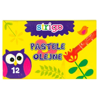 PASTELE OLEJNE 12 SZT REGULAR, Plastyka, Artykuły szkolne