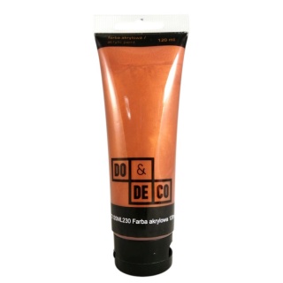 FARBA AKRYLOWA 120ml MIEDZIANA 230, Farby, Plastyka