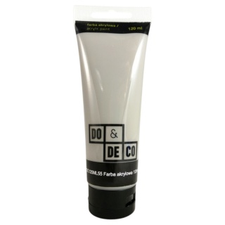 FARBA AKRYLOWA 120ml SZARA 55, Farby, Plastyka