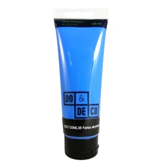 FARBA AKRYLOWA 120ml ULTRAMARYNA 38, Farby, Plastyka