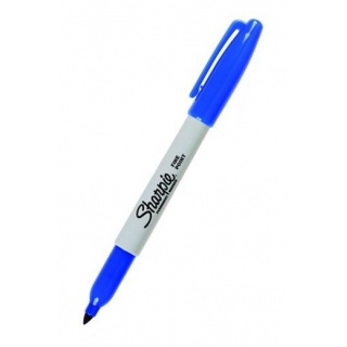 MARKER PERM. FINE TURKUSOWY 1 SZT, Markery, Artykuły do pisania i korygowania