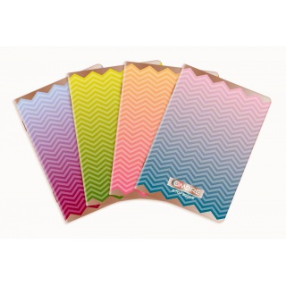 ZESZYT TOP 2000 OMBRE POWDER A6 48K 70G KR5 MIKS PASTELOWY, Zeszyty, Artykuły szkolne