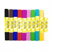 BIBUŁA MARSZCZONA 25x200cm KR&Oacute;TKA MIX KOLOR&Oacute;W 10szt, Bibuła, krepina, Plastyka