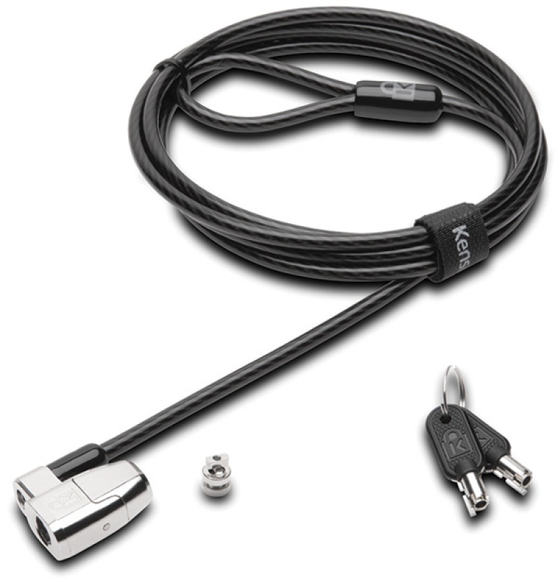 Linka zabezpieczająca KENSINGTON ClickSafe 2.0, czarno-szara, Ergonomia, Akcesoria komputerowe