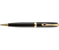 Długopis automatyczny DIPLOMAT Excellence A2, czarny/złoty, Długopisy, Artykuły do pisania i korygowania