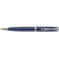 Długopis automatyczny DIPLOMAT Excellence A2, ciemnoniebieski/srebrny, Długopisy, Artykuły do pisania i korygowania