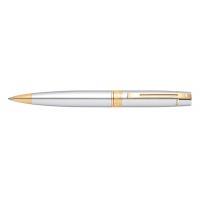 Długopis automatyczny SHEAFFER 300 (9342), chromowany/złoty, Długopisy, Artykuły do pisania i korygowania