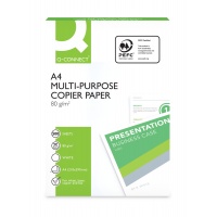 Papier kserograficzny Q-CONNECT, A4, klasa B, 161CIE, 500ark., Papier do kopiarek, Papier i etykiety